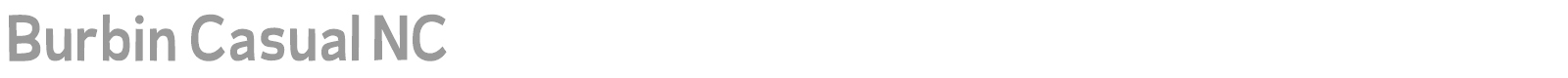 Burbin Casual font preview